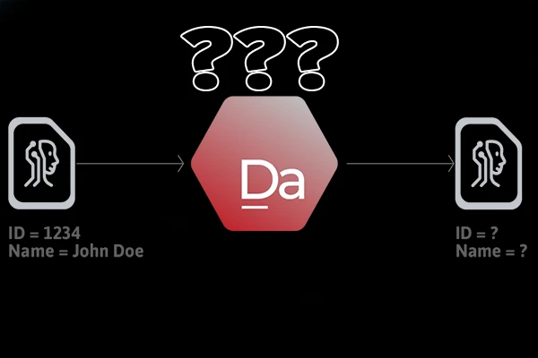 An image with a black redaction box over a name