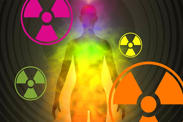 A chart or graphic explaining mSv and Gray